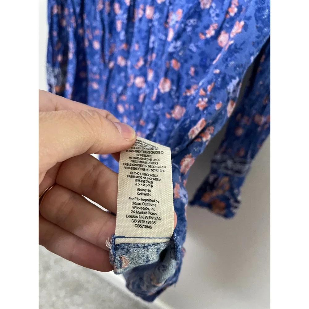 Free People blue floral
